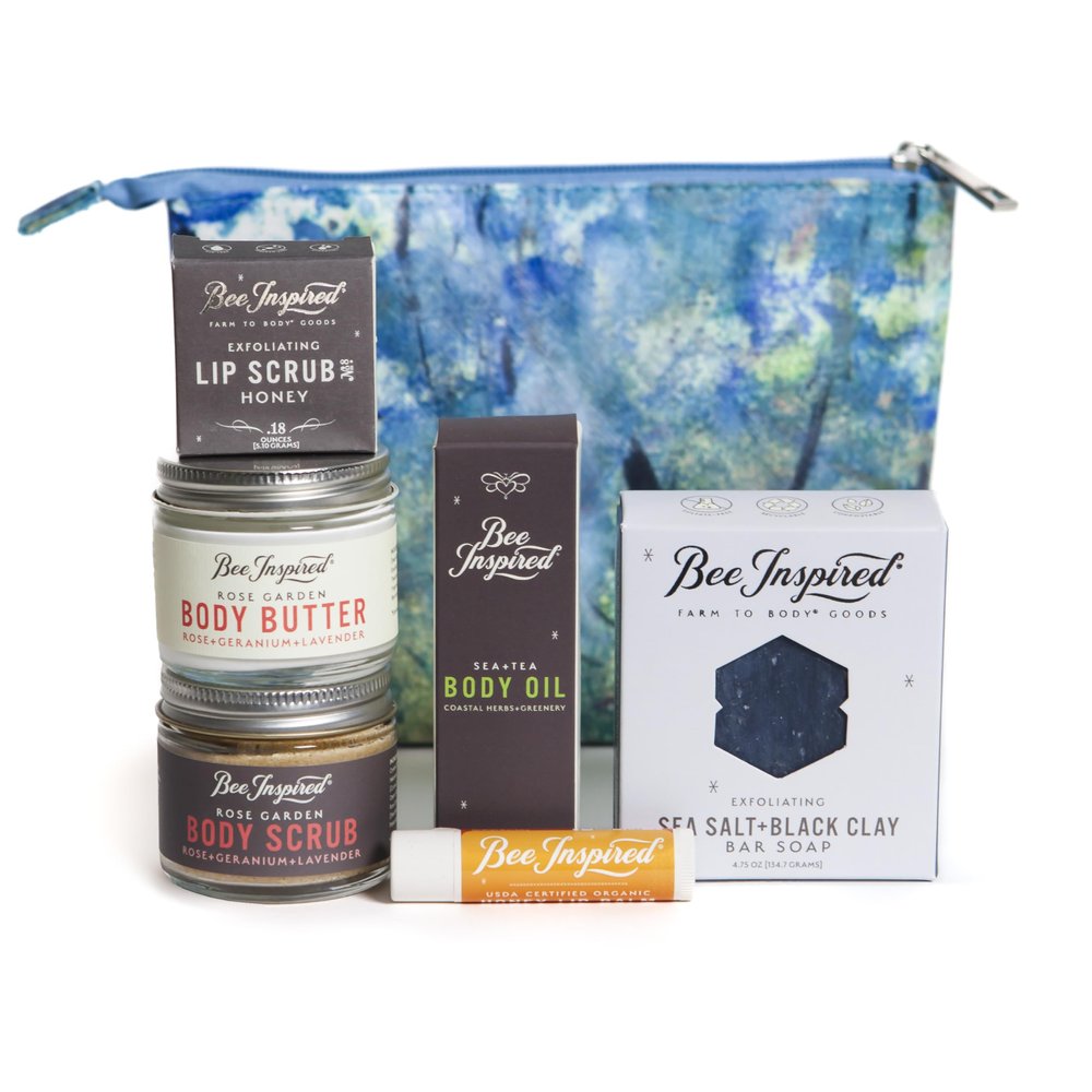 Bee Inspired Gardener's Set - Luxury Garden Skincare Gift Set - Skincare Kit for Radiant Skin | Eco-Friendly, Handmade in the USA | for Gardeners & Nature Lovers