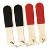 MERRYHAPY 4pcs Double-Sided Wood Foot Files Ergonomic Dead Skin Remover Pedicure Tool for Callus Removal Easy to Clean Random Color view 1