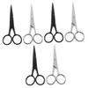 minkissy 6pcs Beard Clippers for Men Hair Trimmer Beard Scissors Styling Scissors Random Color view 1