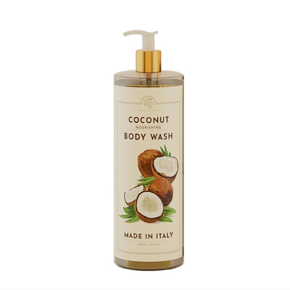 Alchimia Coconut Nourishing Body Wash 33.8 fl oz / 1000ml Made in Italy