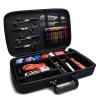 Barber Carrying Case,Barber Case, Stylist Tool Box Professional Salon Hair Cutting Grooming Kit Storage Organizer for Clippers, Scissors, Barber Supplies(Large) view 2