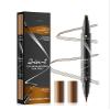 2024 New Magically Eyebrow Pencil with 4 Tip Brow Pen and Ultra-Precise Brow Pencil, Waterproof Sweat-Proof Magically Eyebrow Pencil Microblading Eyebrow Pencil for Natural Makeup (Light Brwon) view 1