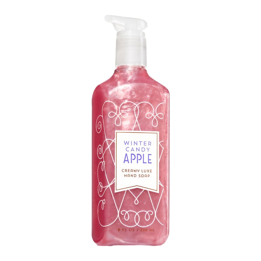 Bath and Body Winter Candy Apple Gentle Gel Hand Soap - 8 Fl Oz | Scented with Natural Essential Oils