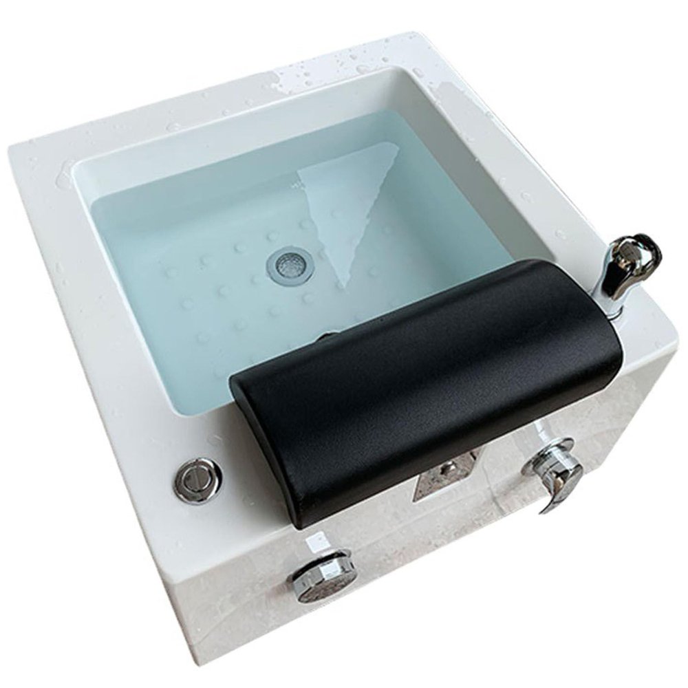 Acrylic Massage Footbath Square Footbath deep Foot Bath Spa with Massage Stress Relief for Fatigue and Tired Feet Colorful Lamp Footbath Best Pedicure at Home Spa Treatment