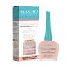 MASGLO Advanced Nail Recovery Base, Strengthening & Thickening Treatment, Fast-Drying Total Care Formula, Tea Tree Oil + Plant Proteins, Vitamin-Enriched Hydrating Base Coat, Nude Tone Color & Shine view 1