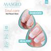 MASGLO Advanced Nail Recovery Base, Strengthening & Thickening Treatment, Fast-Drying Total Care Formula, Tea Tree Oil + Plant Proteins, Vitamin-Enriched Hydrating Base Coat, Nude Tone Color & Shine view 2