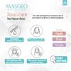 MASGLO Advanced Nail Recovery Base, Strengthening & Thickening Treatment, Fast-Drying Total Care Formula, Tea Tree Oil + Plant Proteins, Vitamin-Enriched Hydrating Base Coat, Nude Tone Color & Shine view 3