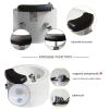 Acrylic Spa Footbath Nail Salon Pedicure deep Foot Bath Spa with Massage Nail Salon Pedicure Bathtub Footbath Nail Salon Pedicure Bathtub Colorful Light Surfing view 4