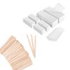 600-Count Non Woven Wax Strips and 1000pcs Wooden Small Wax Sticks view 1