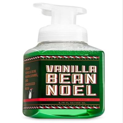 Bath Body Vanilla Bean Noel Gentle Foaming Hand Soap - 8.75 Fl Oz - Scented with Natural Essential Oils