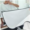 Beard Shaving Bib Non Stick Hair Catcher Apron Transparent Suction Cup Hook Shaving Apron with 2 Suction Cups Grooming Cape for Men 130 * 80cm. view 4