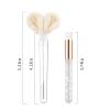 24Pcs Eyelash Extension Supply Kits - 12pcs Lash Shampoo Brush Nose Blackhead Facial Cleaning Brush 12PCS Cute Rabbit Ear Tube Mascara Wands Spoolie Brush (Style #2 White) view 2