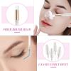 24Pcs Eyelash Extension Supply Kits - 12pcs Lash Shampoo Brush Nose Blackhead Facial Cleaning Brush 12PCS Cute Rabbit Ear Tube Mascara Wands Spoolie Brush (Style #2 White) view 4