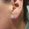 QWALIT Ear Piercing Gun Kit - Self Piercing Earrings with Disposable Gun and Flat Back Earring Studs view 3
