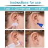 QWALIT Ear Piercing Gun Kit - Self Piercing Earrings with Disposable Gun and Flat Back Earring Studs view 4
