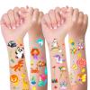 Habett Tattoos for Kids, 300+ Mixed Styles Temporary Tattoos Stickers Set for Girls and Boys, Space Dinosaur Animals Butterfly Fish Tattoos for Kids Birthday Party Supplies Party Favors view 1