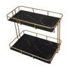 2 Tier Bathroom Counter Organizer, Kitchen Rack Standing Shelf, Multipurpose Makeup Organizer Countertop for Dressing Table Kitchen, Skincare Storage Tray view 1