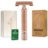 VIKINGS BLADE Double Edge Safety Razor + 5 Swedish Steel Blades + Luxury Case. Smooth, Reusable, Recyclable (Chieftain "Hera") view 1
