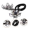 FOMIYES Rhinestone Flower Hair Bun Maker Updo Tool for Elegant Chignons and Stylish Buns Handwoven Crystal Hair Accessory for Women for Special Occasions view 3