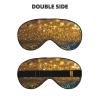 Glitter Pattern Super Soft and Comfortable Eyeshade with Adjustable Strap Zero Eye Pressure Eye Cover view 2