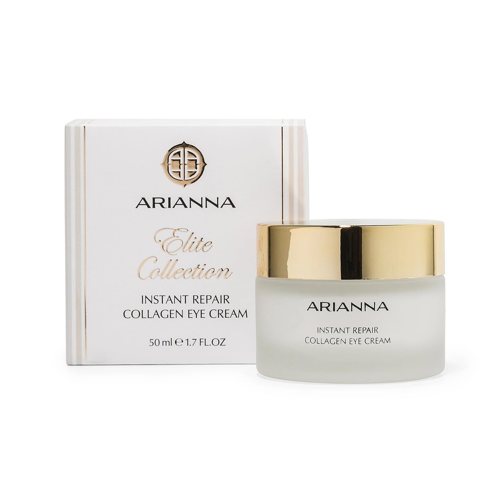 Arianna Skincare Instant Repair Collagen Eye Cream Moisturizes and Improves Eyes Fine Lines and Dark Circles Natural Serum Paraben Free
