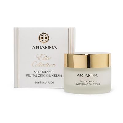 Arianna Skincare Skin Balance Revitalizing Gel Cream Lightweight Daily Facial Moisturizer & Makeup Primer Non-Greasy, Water-Based, Natural Mineral Hydration