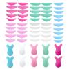 60PCS Lash Lift Rods, Silicone Eyelash Perming Curler Makeup Tools Eelash Lift Kit Silicone Eyelash Pads and Y Shape Eyelash Brush Reusable Lash Lifting Pads Lash Perm Kit Eyelash Curler Supplies view 1