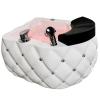 Acrylic Massage Footbath Colorful Lamp Footbath Heated Foot Spa Hot and Cold Adjustment Pedicure Bowl Nail Salon Massage Equipment Colorful Light Surfing Pedicure Bathtub view 1