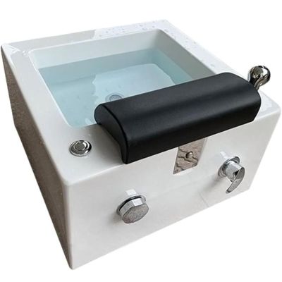 Acrylic Spa Footbath Nail Salon Pedicure Footbath Barrel deep Foot Bath Spa with Massage Special for Hotel Foot Bath Club Sturdy Acrliy Tubs for Soaking Feet Foot Bath Basin