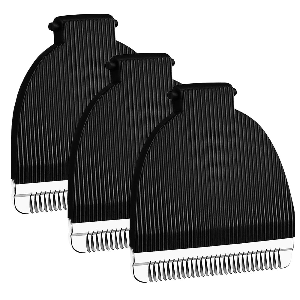 3 Packs Black Replacement Blades for Meri-dian Trimmer,Compatible with Meridian Body Trimmer Onyx & SageHygienic Ceramic Replacement Blades