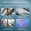 MAHWER Skin Diagnosis Hair Analyzer, 15 Inch LCD Display Digital Skin Diagnosis Skin Analyzer Machine Simple Operation 50X/200X view 3