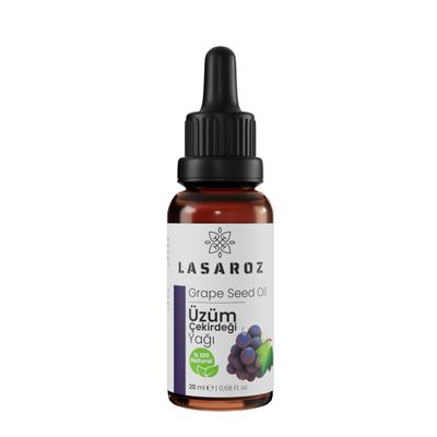 Oil 0.68 fl. oz - 100% Pure Oil - for Daily Use - Suitable for Travel - Aromatic Oil - Scented Essential Oil - Natural Oils for Bath and Steam Use (0.68 FL. OZ, Grapeseed Oil)