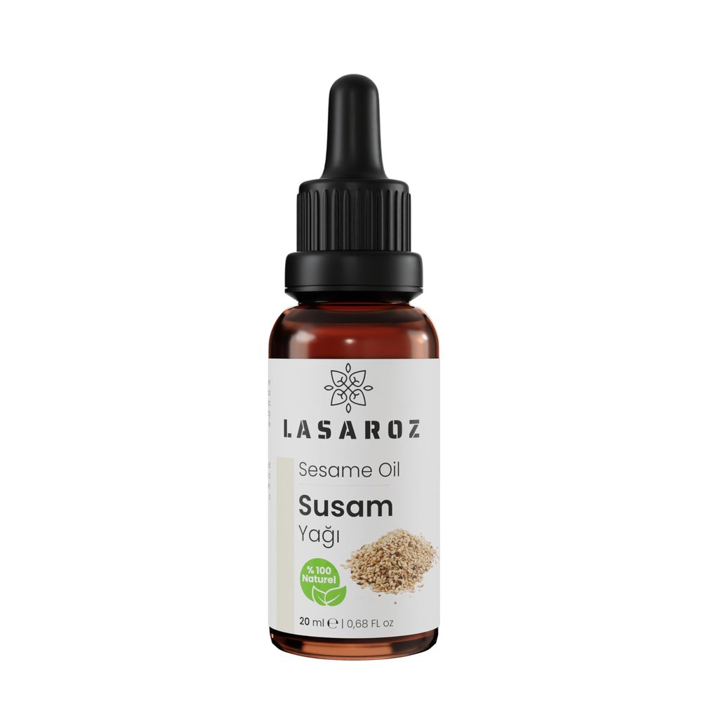 Oil 0.68 fl. oz - 100% Pure Oil - for Daily Use - Suitable for Travel - Aromatic Oil - Scented Essential Oil - Natural Oils for Bath and Steam Use (0.68 FL. OZ, Sesame Oil)