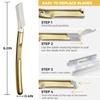 ZOMCHI Gold Dermaplaning Razor and 10pcs Wide Blade Refills view 4