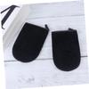 MERRYHAPY 4pcs Self Tanning Applicators Black Self Tanning Mitts for Even Application Soft Comfortable and Reusable for view 2