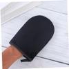 MERRYHAPY 4pcs Self Tanning Applicators Black Self Tanning Mitts for Even Application Soft Comfortable and Reusable for view 4