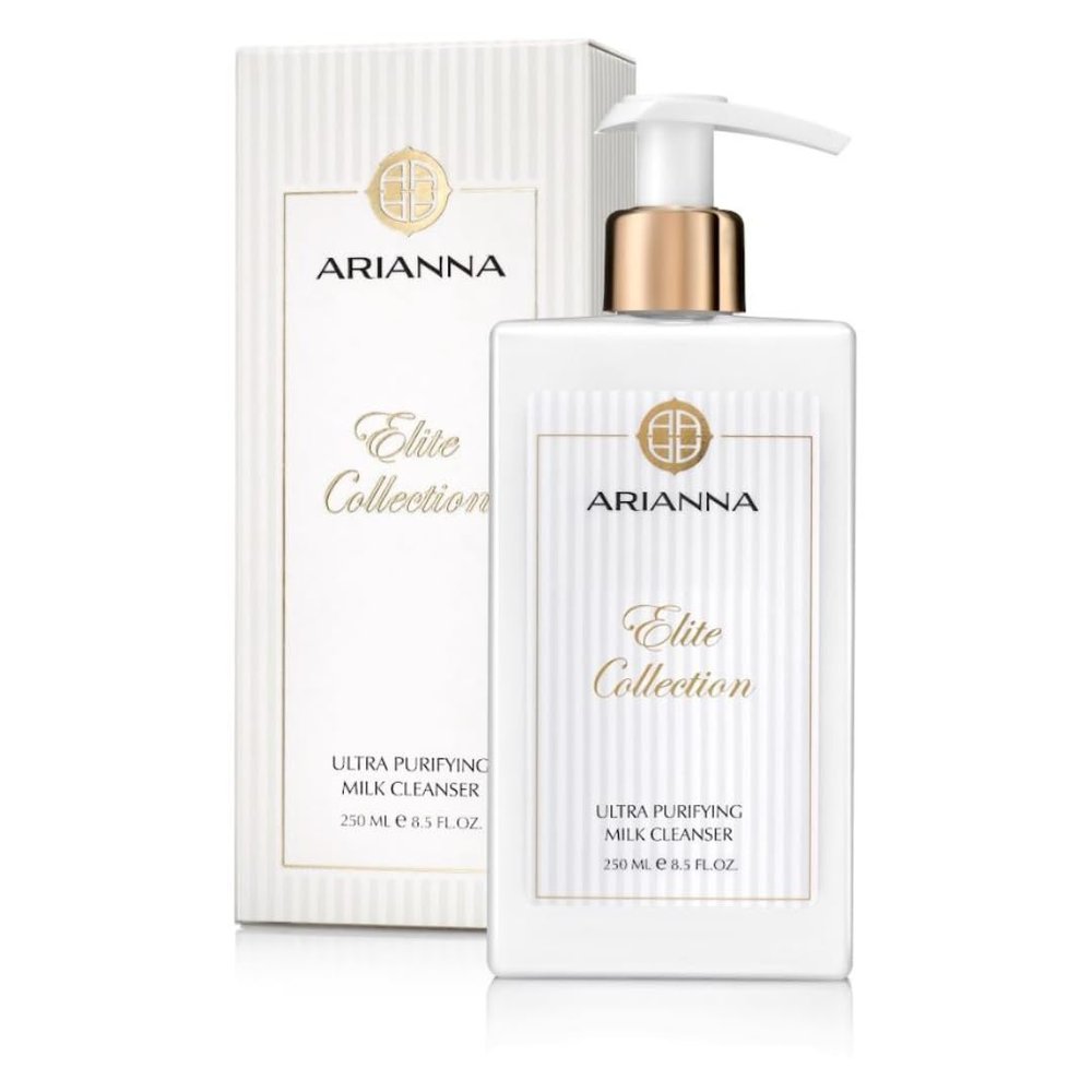 Arianna Skincare Ultra Purifying Milk Cleanser Vegan Daily Face Wash Vitamin E Aloe Vera Soothing and Moisturizes Skin