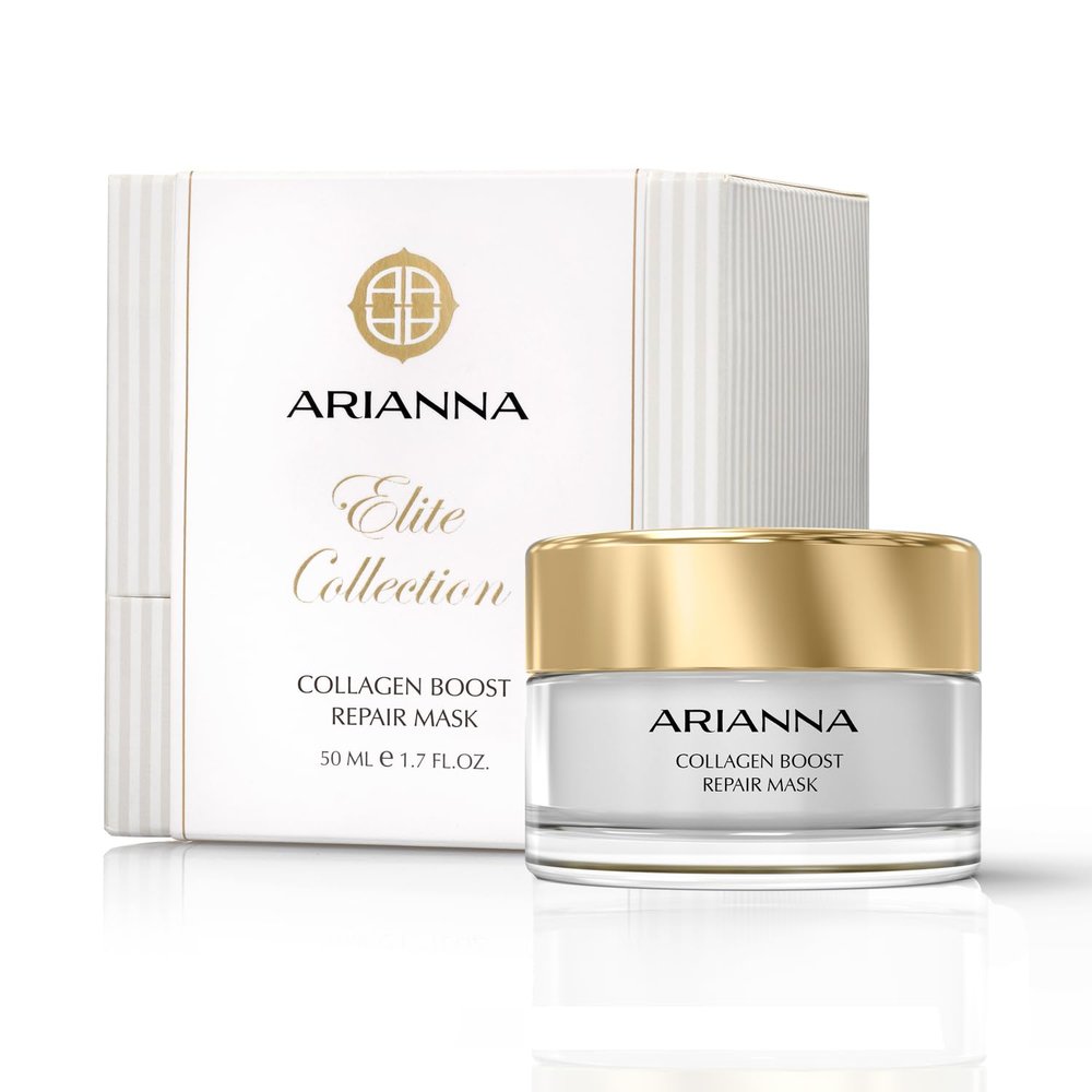 Arianna Skincare Collagen Boost Face Repair Mask Anti Aging Natural Mask Paraben Free Enriched with Dead Sea Minerals