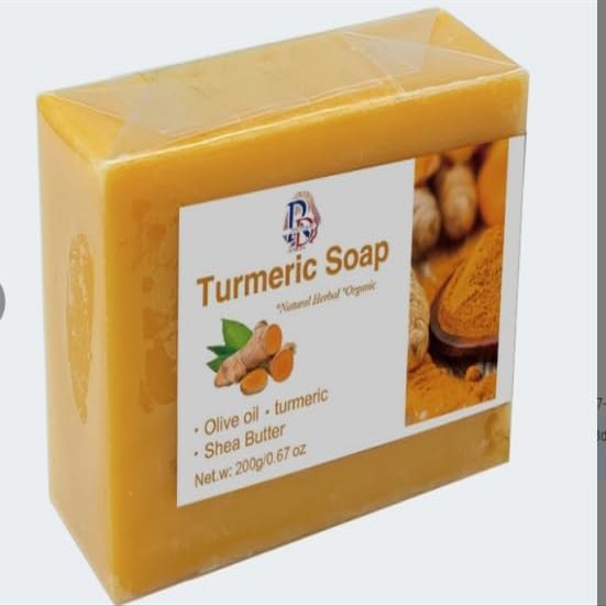 Turmeric Soap You will get 3 Soaps. Natural Herbal Organic Deep Cleansing: Turmeric bar soap can clean pores and impurities, remove excessive oil and skin horn and dirt, soothe acne-prone skin.