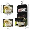 VFMNT Toiletry Bag for Women Men Cute Chicken Walking Makeup Bag with Hanging Hook Waterproof Bathroom Cosmetic Bag Large Capacity Travel Bag for Toiletries Accessories view 2