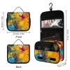 VFMNT Toiletry Bag for Women Men Colorful Abstract Painting Makeup Bag with Hanging Hook Waterproof Bathroom Cosmetic Bag Large Capacity Travel Bag for Toiletries Accessories view 2
