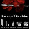 Silver Dermaplaning Razor and 10pcs Wide Blade Refills and 10pcs Micro Blade Refills view 3