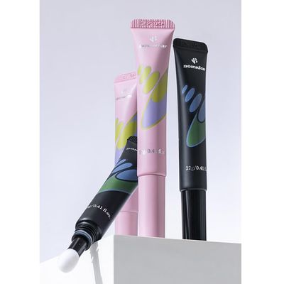 1 PC Beinidar Matte Lip Cream Lip Mud Liquid Lipstick Lip Cushion, Brown Nude Brick Colors Mud Lipstick With Cushion Head (DA04(black tube), 12g)