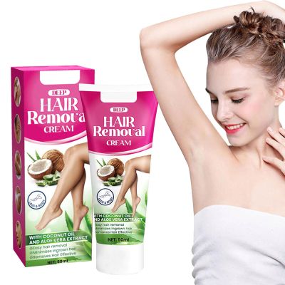 ERTF Intimate/Private Hair Removal Cream for Women, Gentle & Soothing, Painless Flawless Depilatory Cream, Sensitive Formula Suitable for All Skin Types