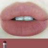1 PC Beinidar Matte Lip Cream Lip Mud Liquid Lipstick Lip Cushion, Brown Nude Brick Colors Mud Lipstick With Cushion Head (BE11(pink tube), 12g) view 2