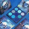 docolor Blue Eyeshadow Palette 9 Colors Gemstone Shadow Palette Highly Pigmented Mattes Shimmers Colourful Makeup Palette and White Eyeliner Gel Pen Pigmented Waterproof Smudge-proof Eyeliner Pencil view 4