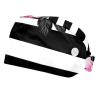 2 Pieces Scrub Caps Women Ponytail Scrub Cap Cute Scrub Caps Women for Beauty Salon Peony Flowers Stripes Multicoloured view 1