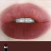 1 PC Beinidar Matte Lip Cream Lip Mud Liquid Lipstick Lip Cushion, Brown Nude Brick Colors Mud Lipstick With Cushion Head (DA06(black tube), 12g) view 2