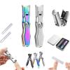 2024 New German Nail Clippers for Men, Ultra Sharp Stainless Steel German Nail Clippers, Professional Anti-Splashing German Toenail Clippers for Seniors, Cuts Thick Nails with EaseSliver+Color view 1