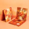 docolor Orange Eyeshadow Palette 9 Colors Gemstone Shadow Palette Highly Pigmented Mattes Shimmers Colourful Makeup Palette and Black Eyeliner Gel Pen Pigmented Waterproof Smudge-proof Eyeliner Pencil view 4